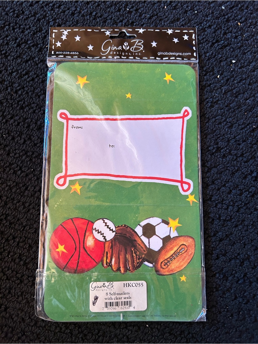 8 Kids Self Mailers with Seals Note Cards